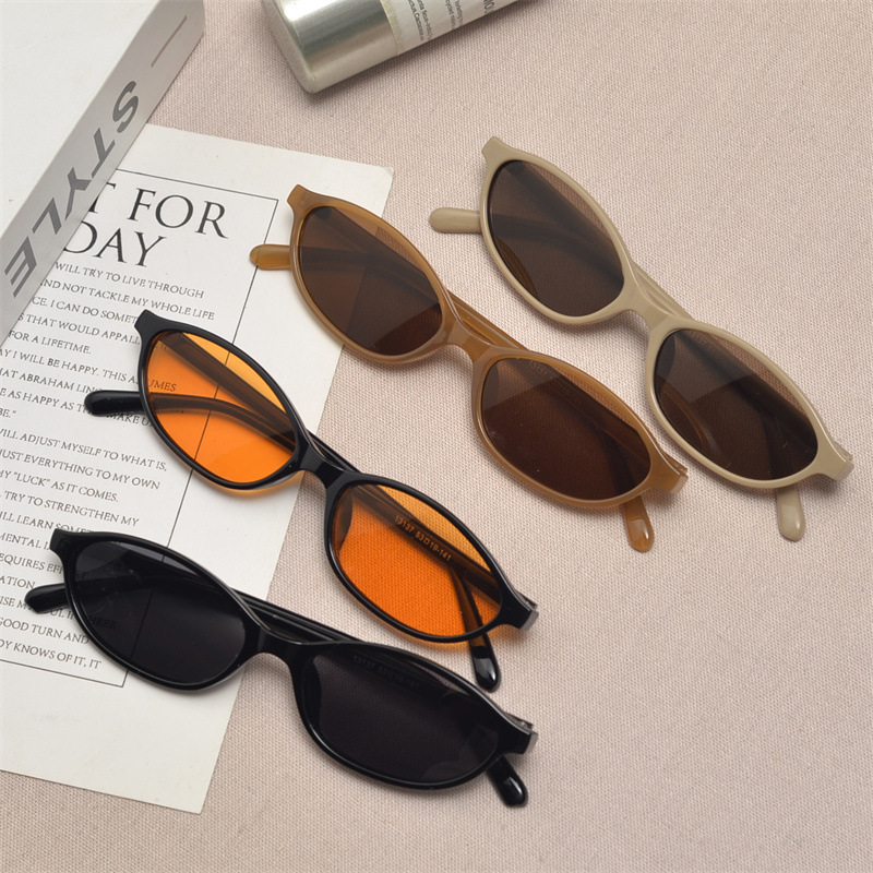 Street Fashion Brands - Nieuwe Retro Ovale Cat Eye Zonnebril