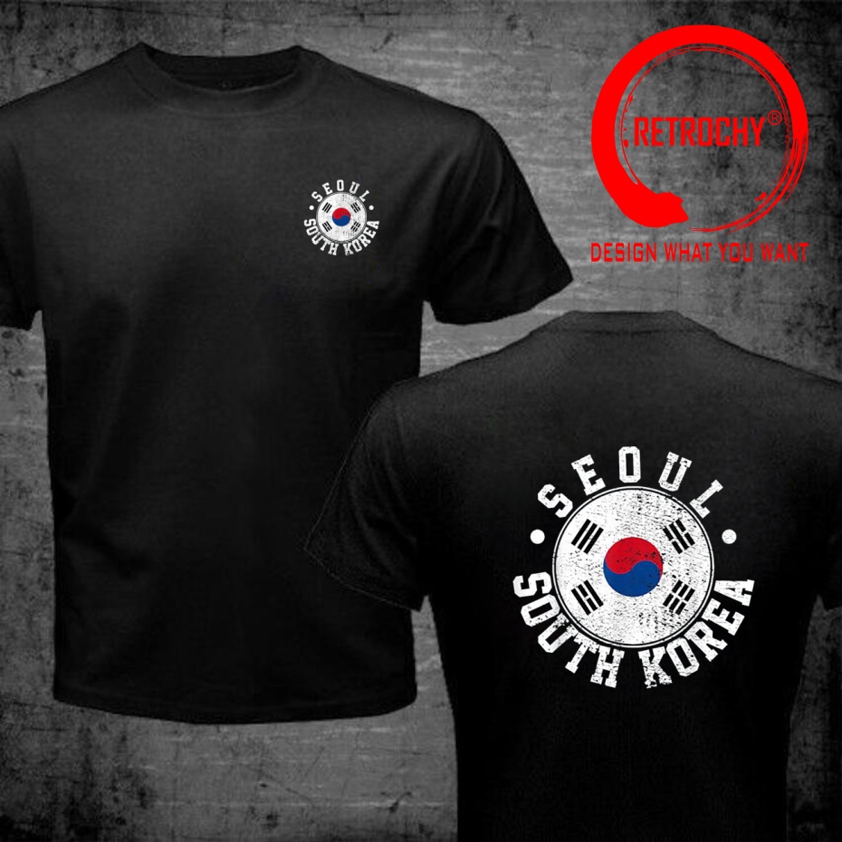 Street Fashion Of Seoul - Grappig ontwerp Vintage Distressed Seoul Zuid-Korea