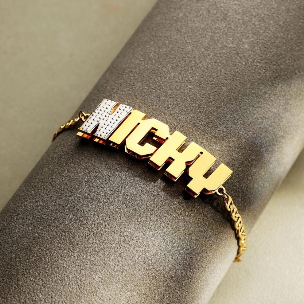 Street Fashion Name - Zciti Aangepaste Naam Man Gelaagde Armbanden