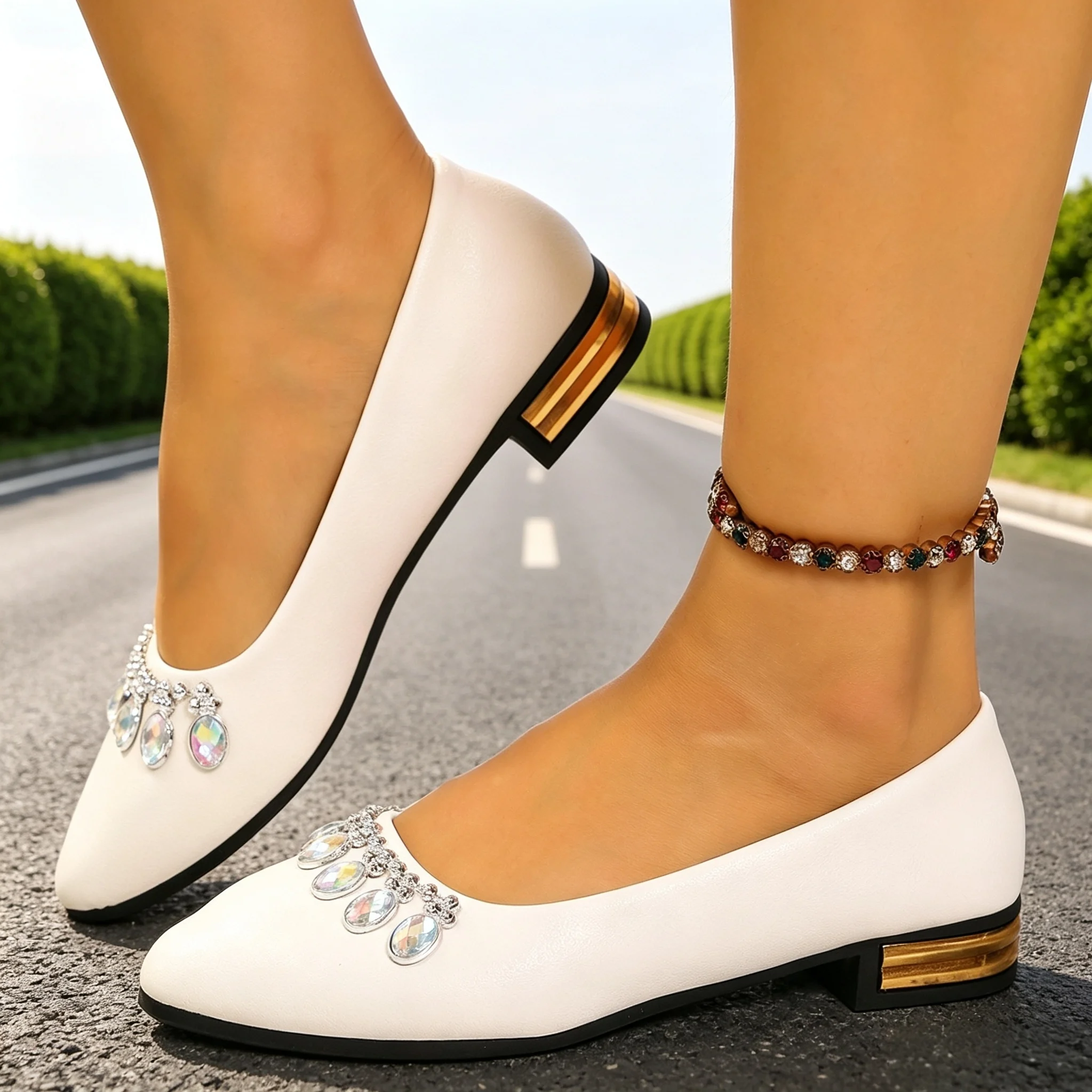 Street Fashion Shoes - Dames Flats Pointed Toe Balletschoenen Plus
