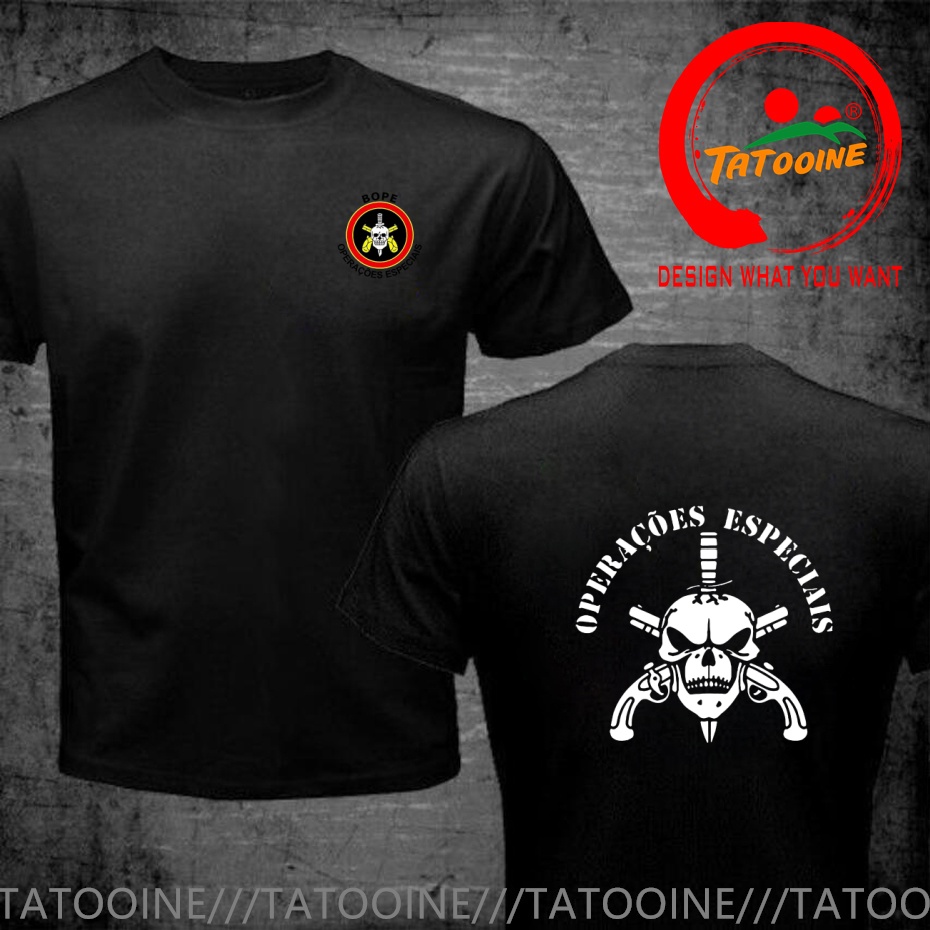 Street Fashion Brazil - Grappig ontwerp BOPE Elite Death Squad