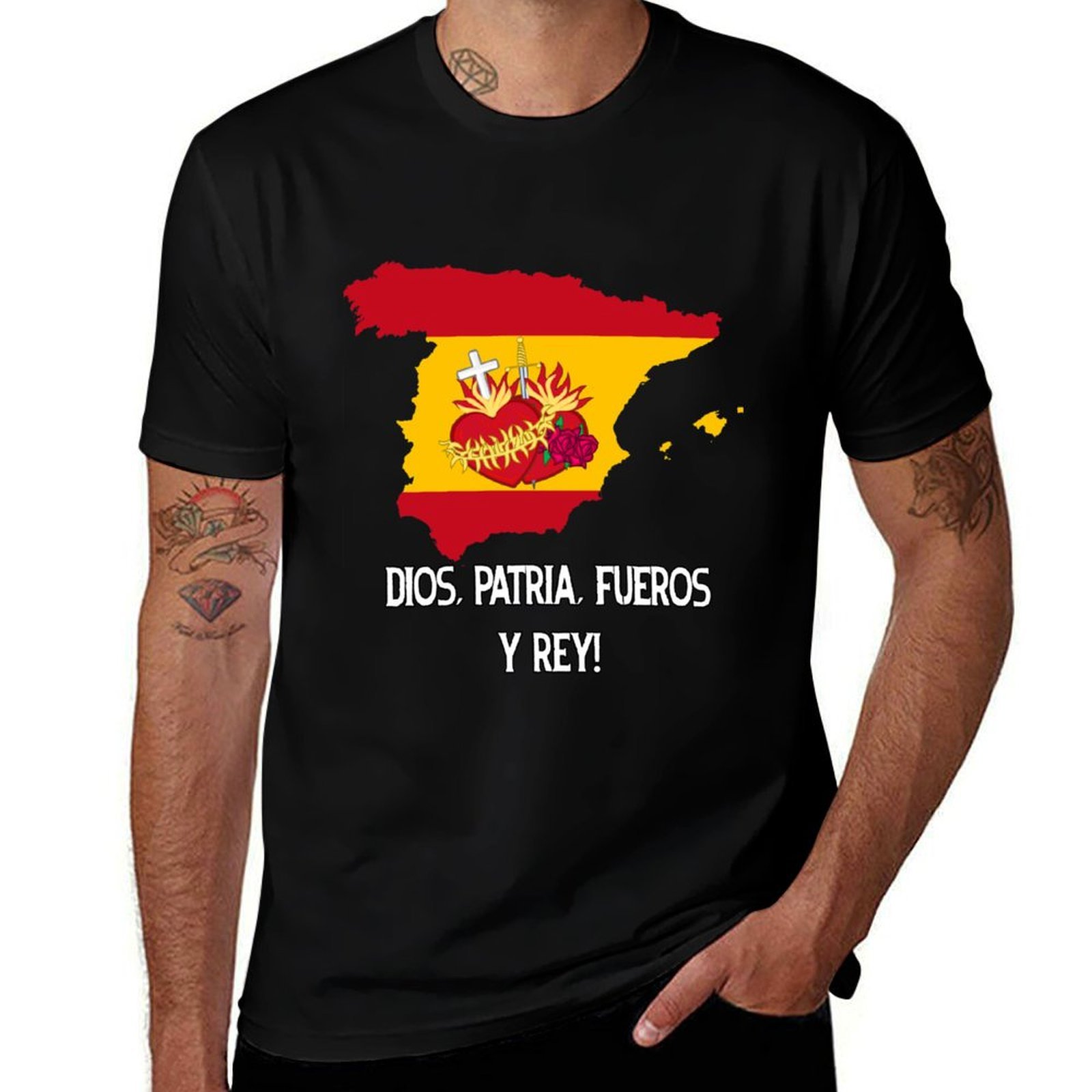Street Fashion In Spain - Katholiek Spanje T-shirt Street Fashion Casual