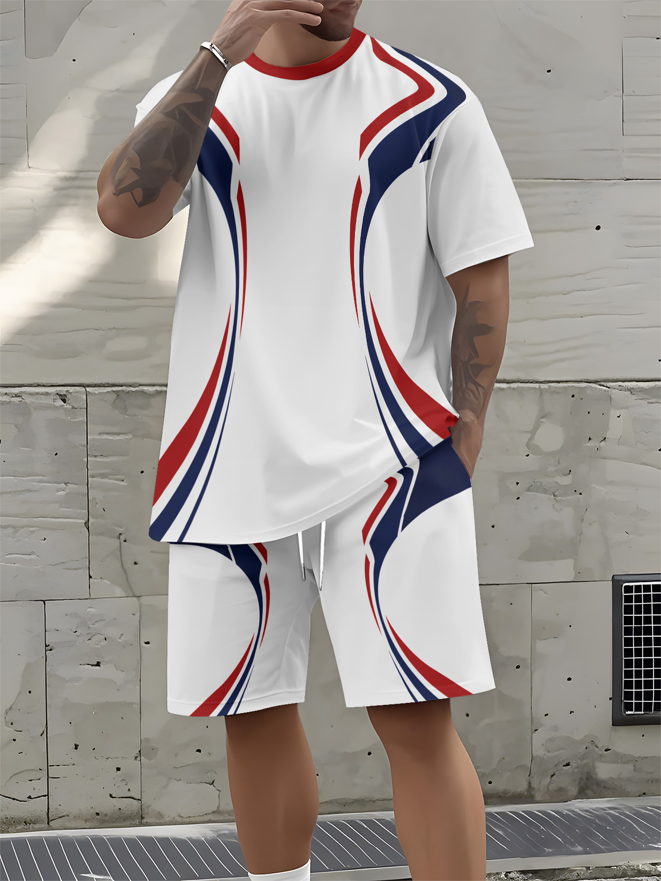 Street Fashion For 2026 - Zomer 2026 Nieuwe Heren Korte Mouwen