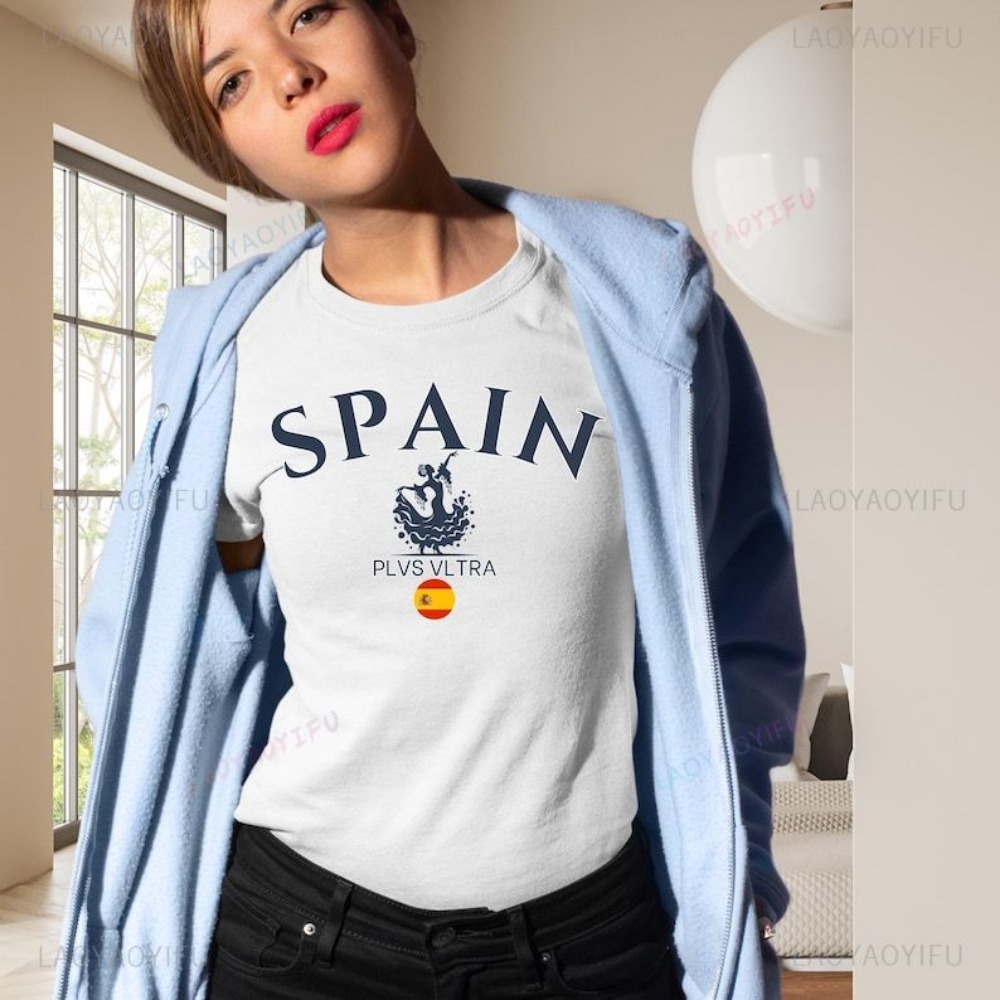 Spanje Vlag Grafisch Bedrukt T - Street Fashion In Spain recensie en prijs