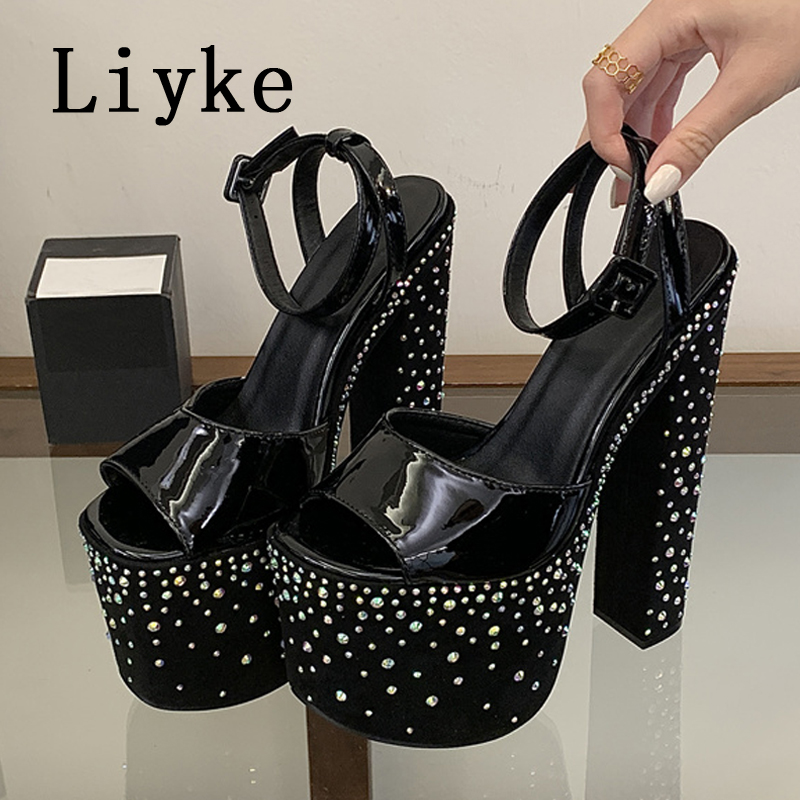 Liyke Mode Kristal Strass Dikk - Street Fashion Shoes recensie en prijs