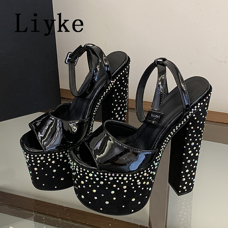 Liyke Mode Kristal Strass Dikk - Street Fashion Shoes recensie en prijs