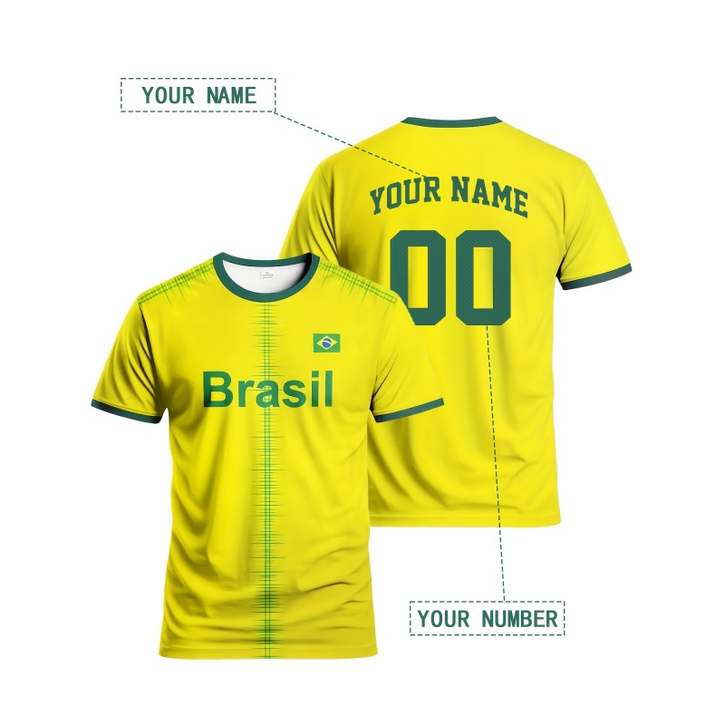 3D-geprint Braziliaans sport-T - Street Fashion Brazil recensie en prijs