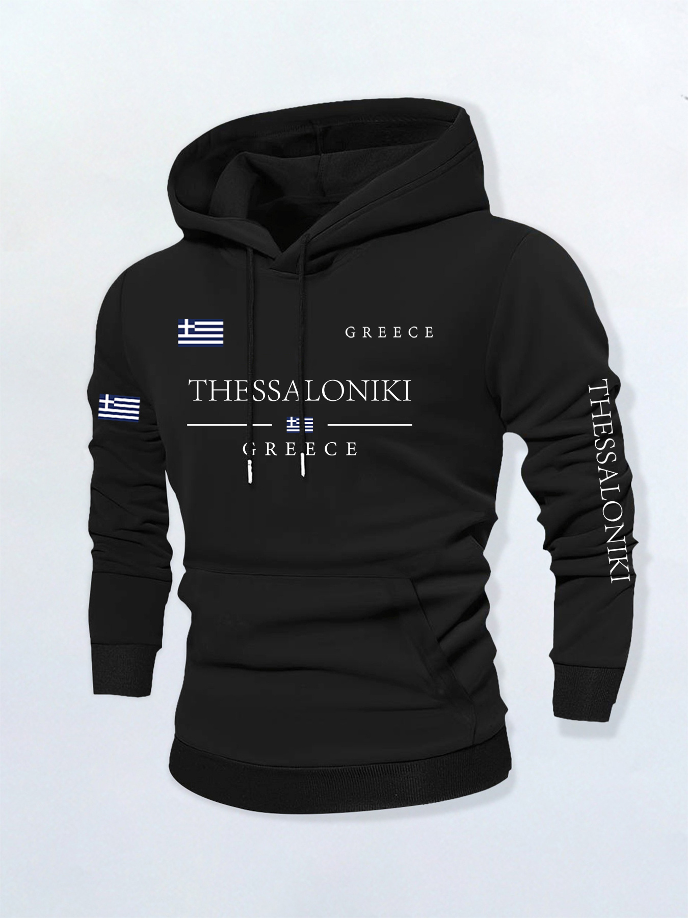 Herensweater met lange mouwen, - Street Fashion Greece recensie en prijs
