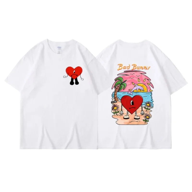 Aziatische maat Bad Bunny T-sh - Street Fashion Asian Men recensie en prijs