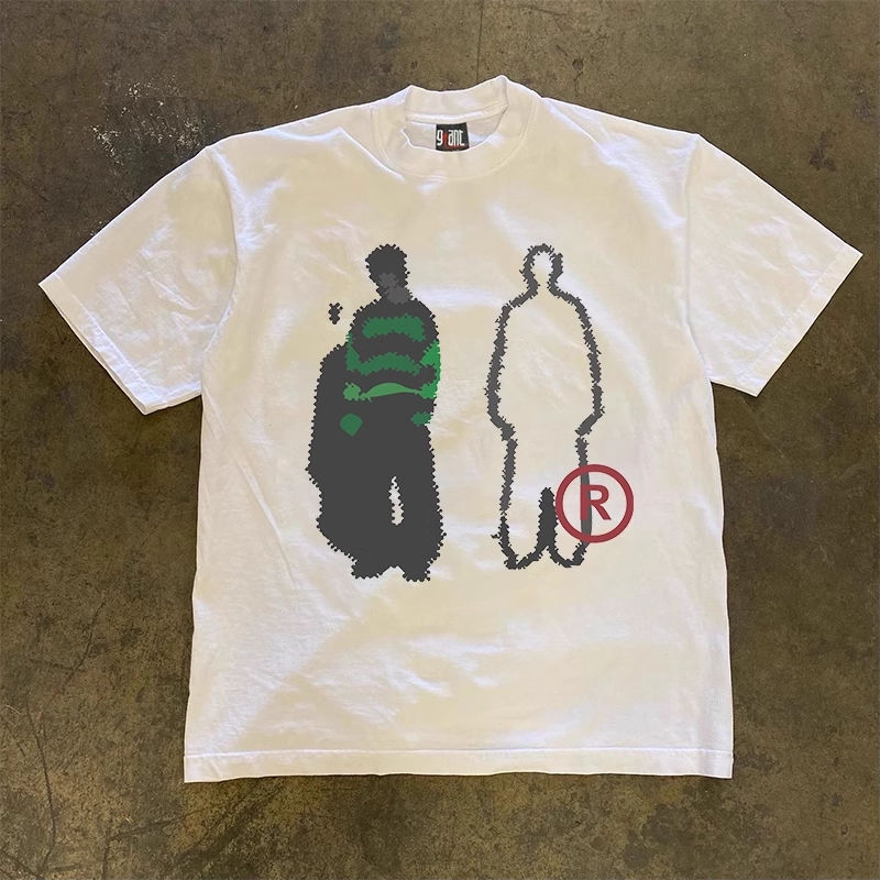 Aziatische maat hiphop print 1 - Street Fashion Asian Men recensie en prijs