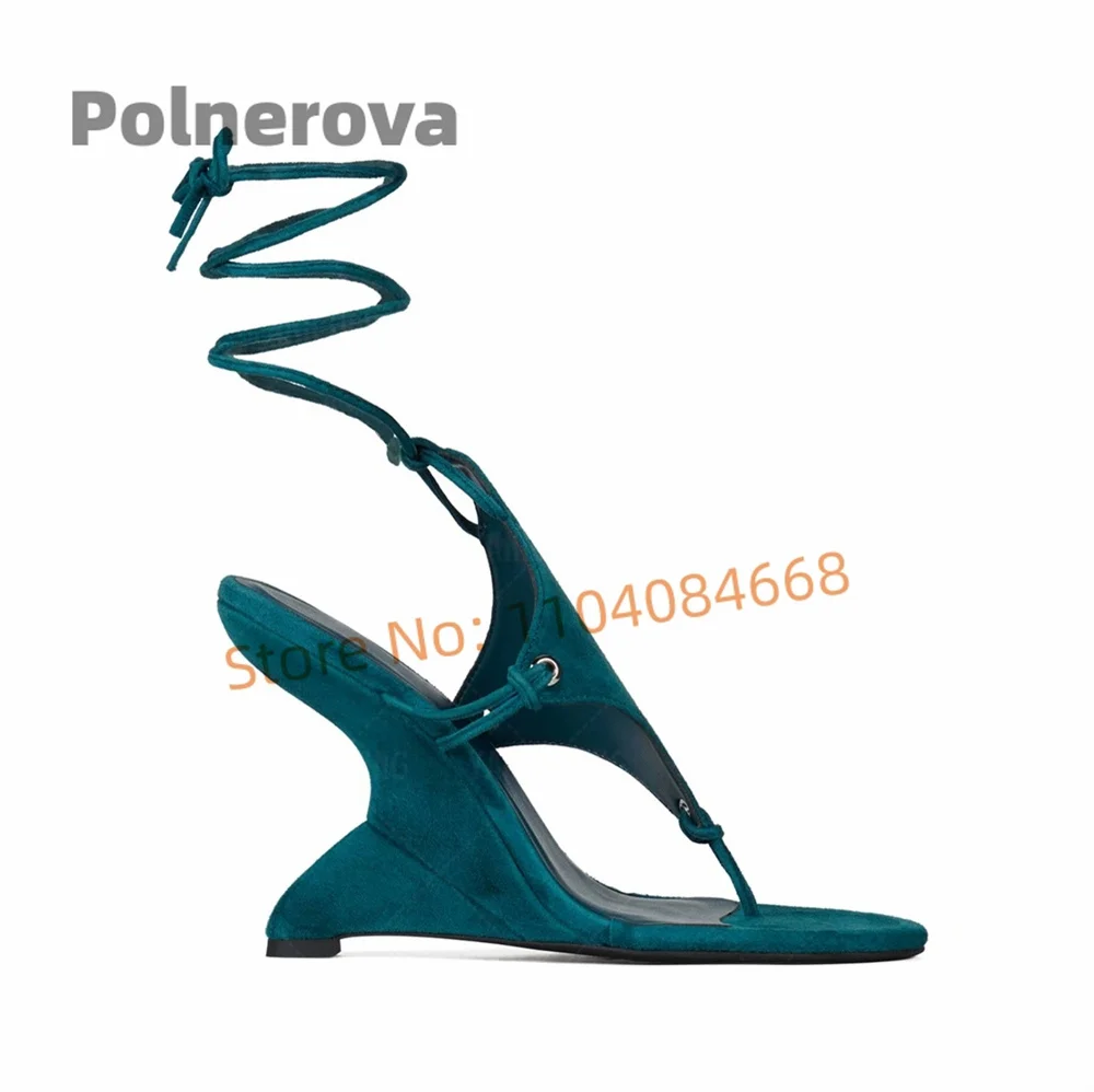 Sexy bruine suède sandalen voo - Street Fashion Brands recensie en prijs