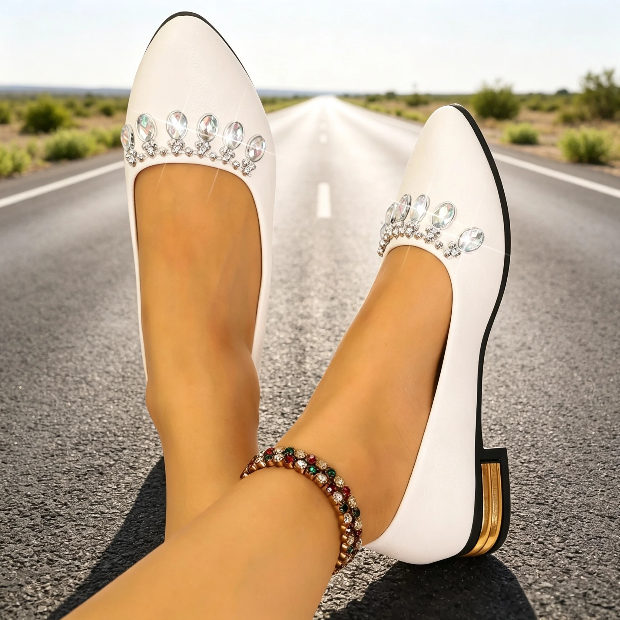 Dames Flats Pointed Toe Ballet - Street Fashion Shoes recensie en prijs