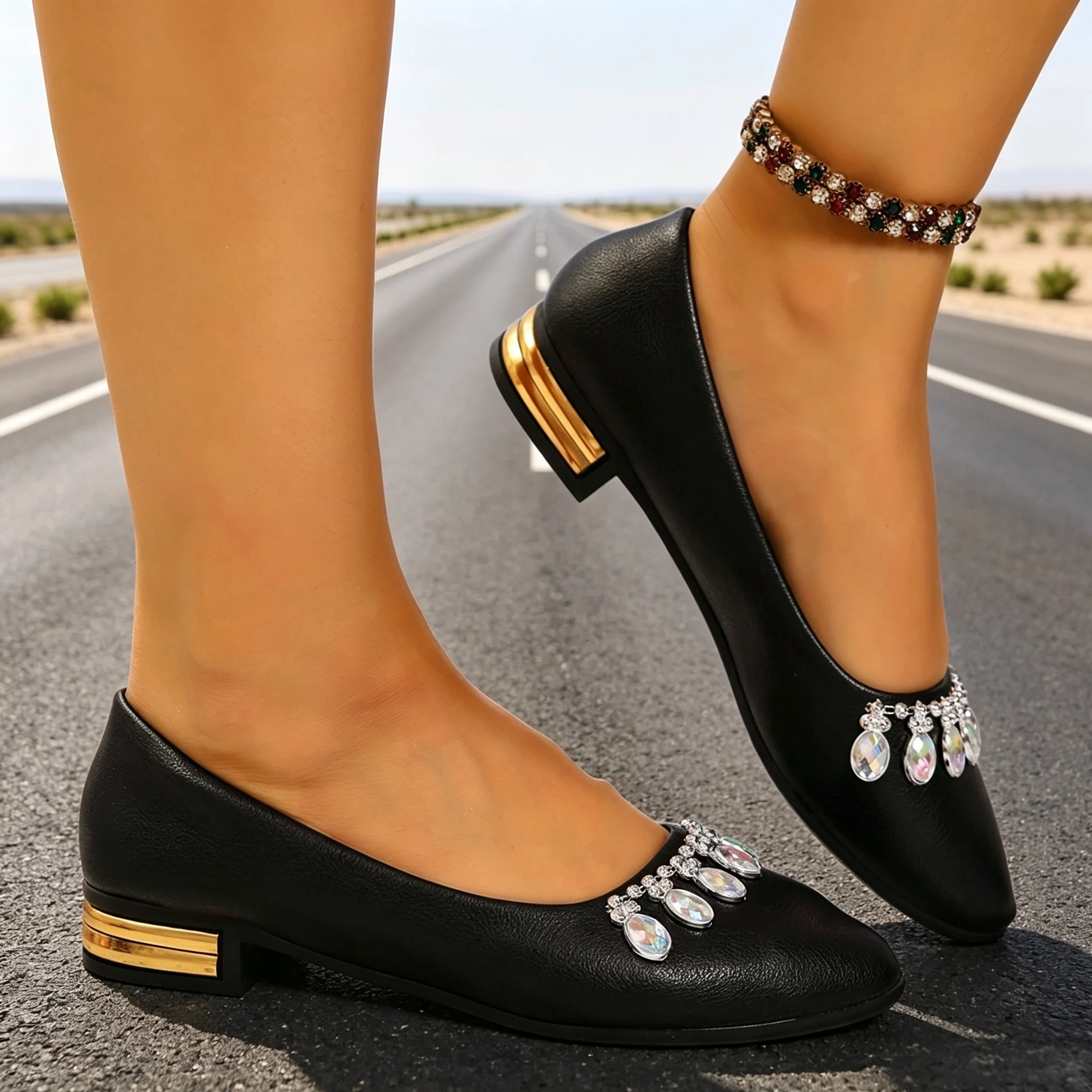Dames Flats Pointed Toe Ballet - Street Fashion Shoes recensie en prijs