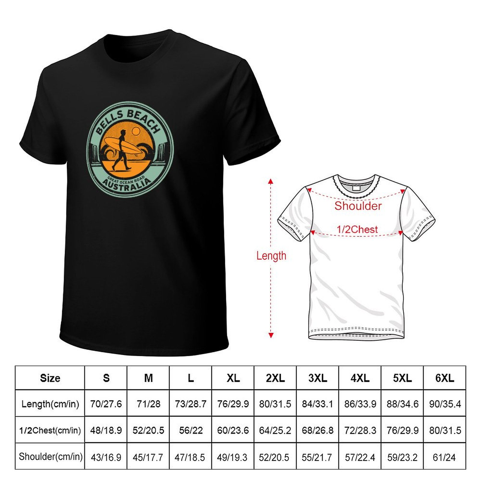 Bells Beach, Australia T-Shirt - Street Fashion Australia recensie en prijs