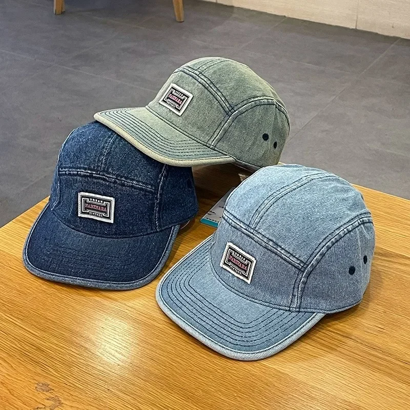 Vintage Flat Brim Denim Baseba - Corduroy Cap 5 Panel recensie en prijs