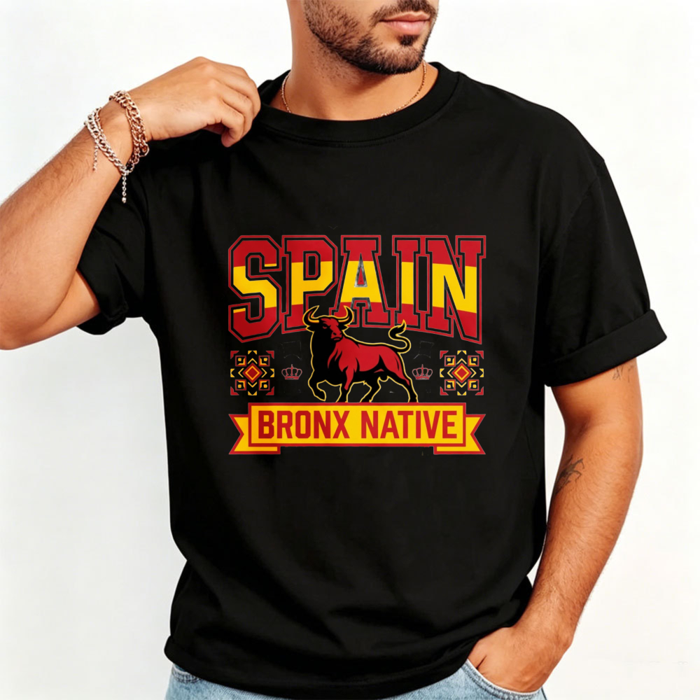 Spanje Voetbalfan Print T-shir - Street Fashion In Spain recensie en prijs