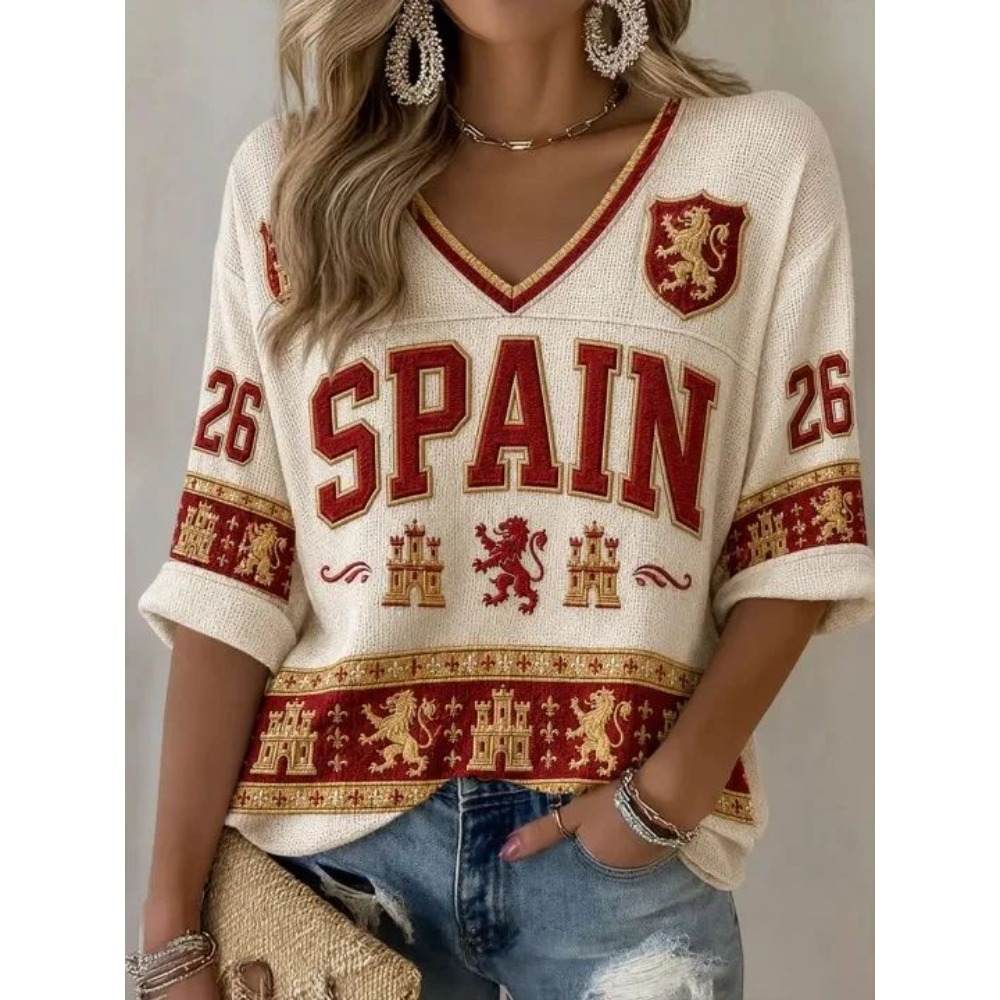 2026 Zomer Spanje Voetbalfan T - Street Fashion In Spain recensie en prijs
