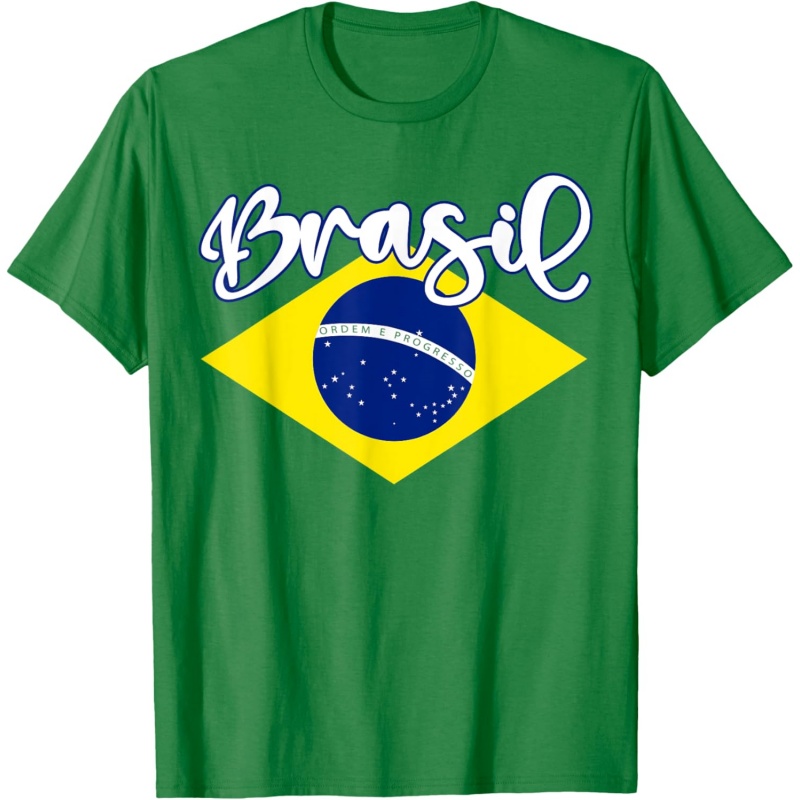3D-geprint Brazilië Muziek T-s - Street Fashion Brazil recensie en prijs