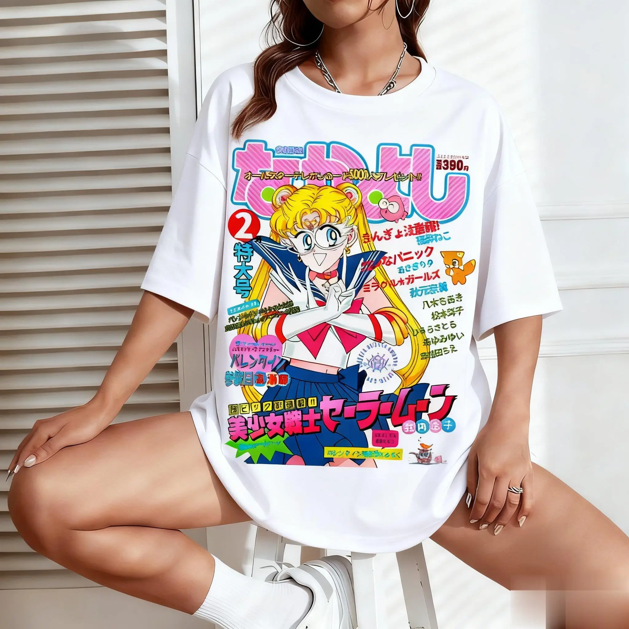 Sailor Moon Grafische T-shirt  - Street Fashion Shoes recensie en prijs