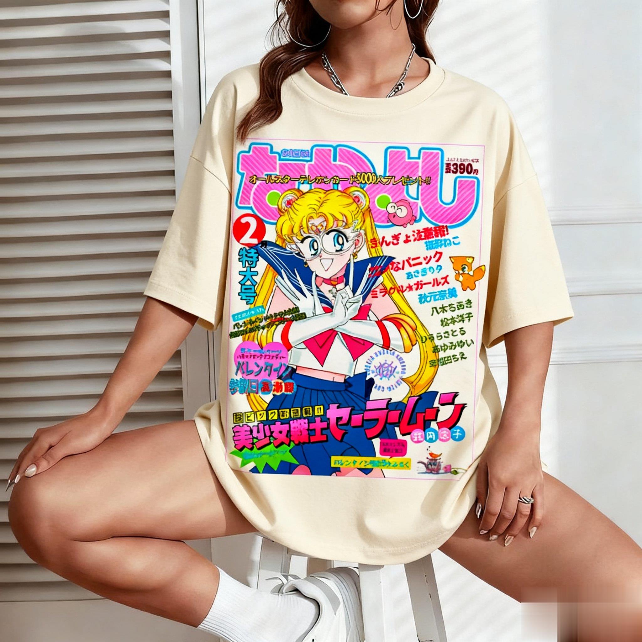 Sailor Moon Grafische T-shirt  - Street Fashion Shoes recensie en prijs