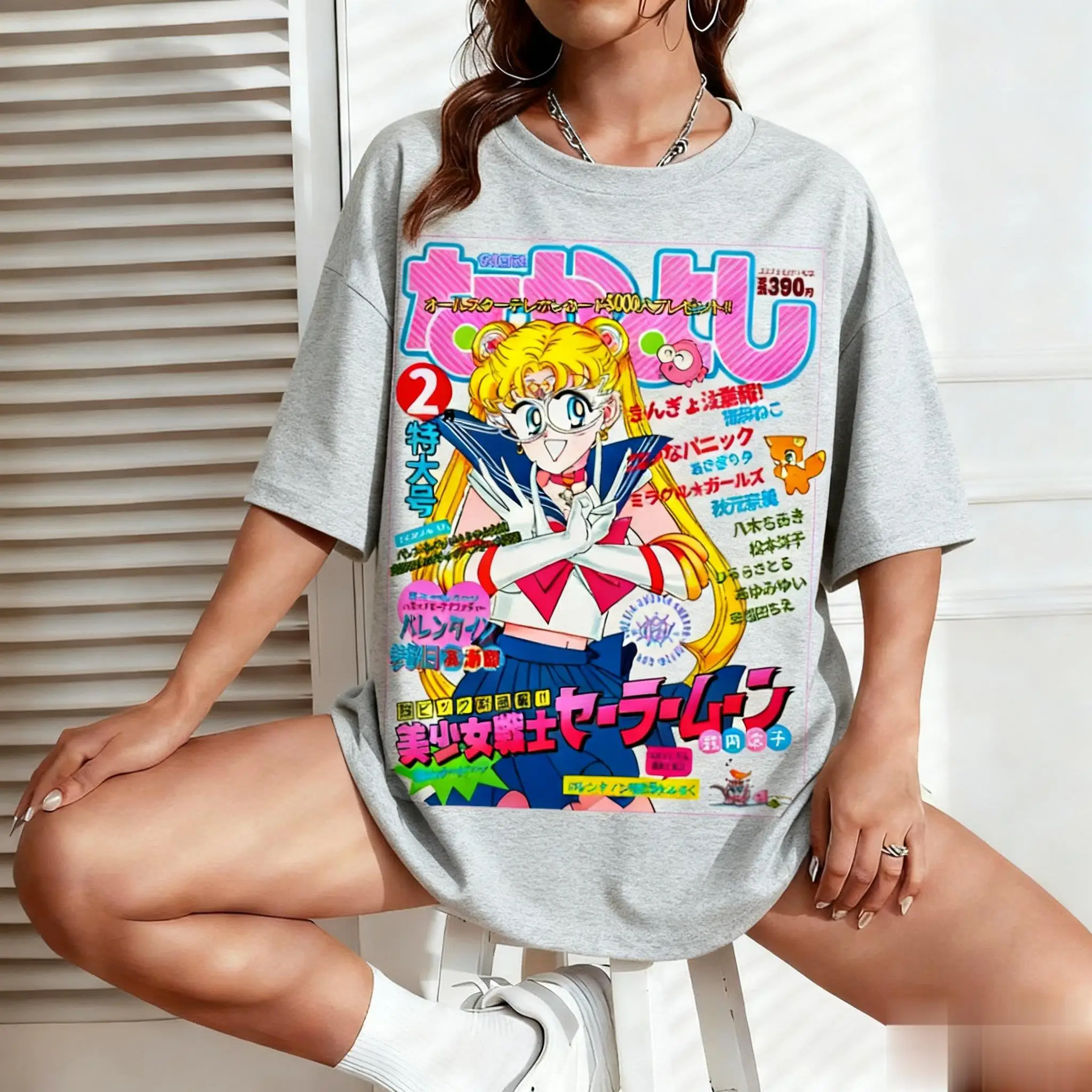 Sailor Moon Grafische T-shirt  - Street Fashion Shoes recensie en prijs